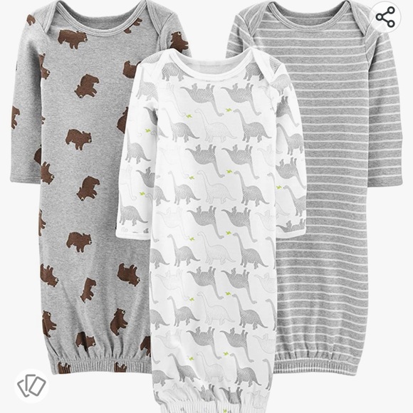 Simple Joy by Carter’s Baby Gowns - 0-3 months - Picture 2 of 2